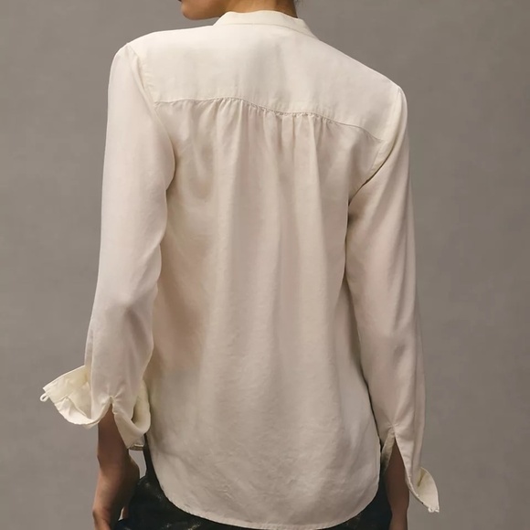 NWT Anthropologie Cloth & Stone Buttondown Blouse Large - Picture 2 of 5